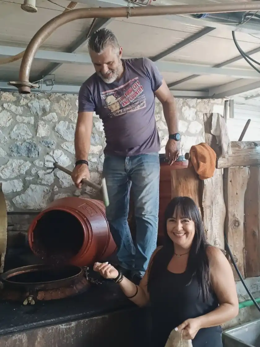 Nearchos Deligiannakis at the estate